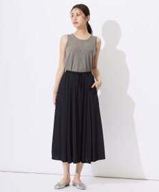 J.PRESS LADIES L 【洗える】ジャージー フレアー スカート