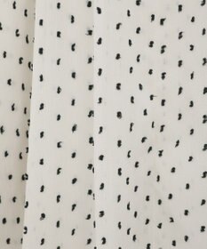 YECCA VECCA シアードットジャガードブラウス