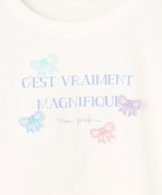 ANY KIDS 【綿100%】ロゴプリント 長袖Tシャツ