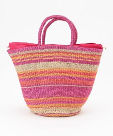 ONWARD CROSSET SELECT 【VIOLAd’ORO】MIRO アバカカラーボーダーバッグ M