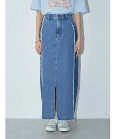 earth music&ecology Ｌｅｅ×ｅ．ｍ．ａ．ｅ　切替デニムスカート