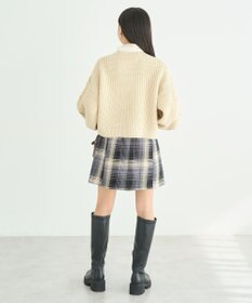 earth music&ecology ポップコーンケーブルカーディガン