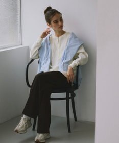 OP／FILA 【ocean pacific】らくティブ/ヘンリーネックワッフルロンT