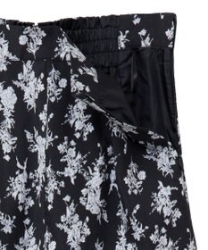 earth music&ecology フラワーアシメティアードスカート