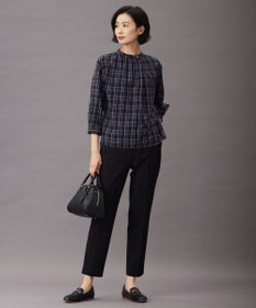 J.PRESS LADIES L TW ストライプ＆チェック カットソー