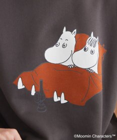 AMERICAN HOLIC Moomin フロッキープリント裏毛プルオーバー