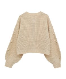 earth music&ecology ポップコーンケーブルカーディガン