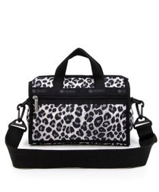LeSportsac MINI DUFFEL CROSSBODY/ニュートラルレオパード