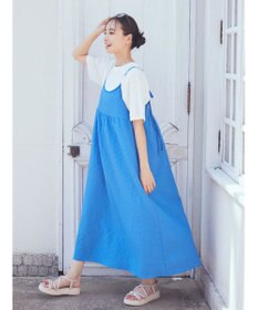 earth music&ecology バックリボンキャミワンピース