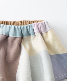 TRICOTE オーロラ柄フリルスカートボチャパンツ