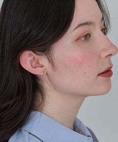 Phoebe 【金属アレルギー対応】【痛くないシリーズ】ツイストバービジューライトフィットイヤリング　シルバー