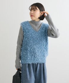 Green Parks フェザーヤーンニットベスト