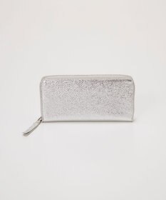 TOPKAPI 【TREASURE TOPKAPI】ウォッシュド レザー メタリック ラウンドファスナー 長財布