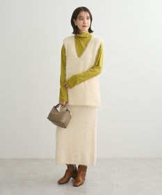 Green Parks ・Ｐｅｔｉｔ　Ｆｌｅｕｒ　シャギーニットスカート