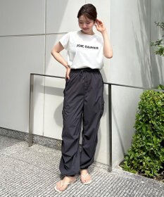 UNFILO BEAUTY FORM ロゴ刺繍フレンチスリーブTシャツ