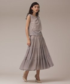 GRACE CONTINENTAL オーガンドレープトップ