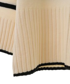 Green Parks 洗えるモックネックニットプルオーバー