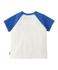MIKI HOUSE HOT BISCUITS 【家族でおそろい】【80-120cm】ベースボールデザイン ラグラン半袖Tシャツ