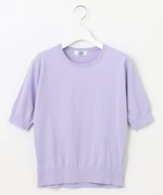 J.PRESS LADIES 【洗える】BASIC HT-COTTON クルーネック ニット