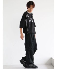 CRAFT STANDARD BOUTIQUE 接触冷感/UVカット/イージーケア/ストレッチ/ゲームシャツ-B