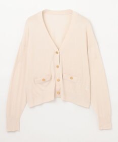 GRACE CONTINENTAL ルーズVネックニットカーディガン