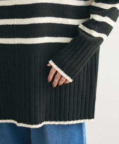 Green Parks 洗えるモックネックニットプルオーバー