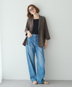 YECCA VECCA リネンライクジャケット