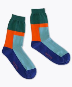 nitorito 【UNISEX】米沢オリジナル柄 block 靴下