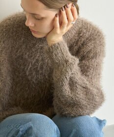 AMERICAN HOLIC フェザーゆるニットプルオーバー