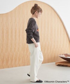 AMERICAN HOLIC Moomin フロッキープリント裏毛プルオーバー