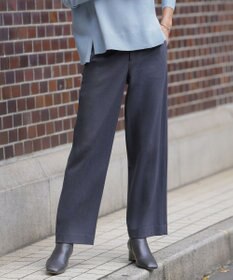 J.PRESS LADIES 2way thermo サキソニー ストレート パンツ