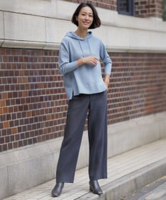 J.PRESS LADIES 2way thermo サキソニー ストレート パンツ