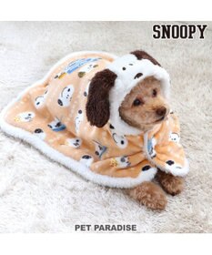 スヌーピー 着る毛布 《ブラザー柄》 小型犬 / PET PARADISE