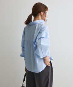 CRAFT STANDARD BOUTIQUE パネルデザインワイドシャツ