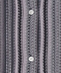 WEGO ストライプメッシュBIGシャツ（LS）