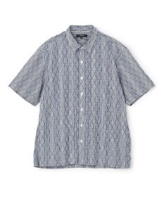 JOSEPH HOMME 【新柄】ストライプジャガードストレッチ 　レギュラーカラー半袖シャツ