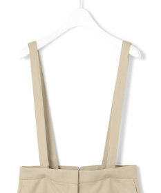 ICB L 【CLASSY.1月号掲載・2WAY・洗える】 クリアサテン ワイドストレートパンツ