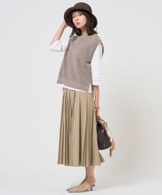J.PRESS LADIES L 【WEB限定カラーあり】LINEN COTTON ニット ベスト