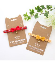 PET PARADISE ペットパラダイス 猫 首輪 チロリアン 《レッド》