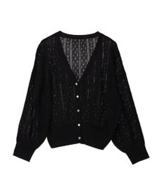 earth music&ecology キラキラボタンハートカーディガン