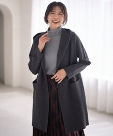 ANY 【洗濯機可】フーディーコーディガン