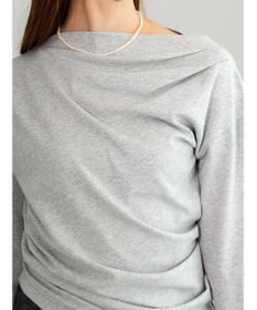 Te chichi スムースアシメロングスリーブプルオーバー《2025Autumn catalog vol.2 item》