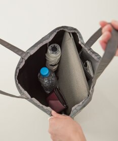 J.PRESS LADIES 【ポケッタブル】ジャカード トート バッグ