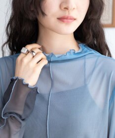 WEGO グラデーションシアーロンT