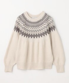 ANY 【洗濯機可能】フェザー求心ニット