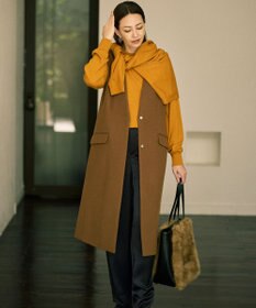 自由区 L 【カタログ掲載】ファインウールカシミヤクルーネック ニット