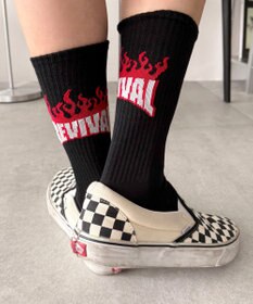 WEGO ロゴデザインソックス（R）