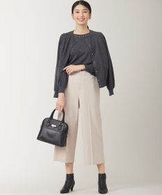 ANY SIS 【洗える】ウールブレンドプチジュエル調 ニット