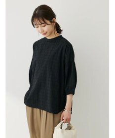 Green Parks Ｉ　ＳＥＴ２点　刺繍７分袖ブラウス＋タンクトップ