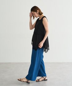 YECCA VECCA 2wayアシメデザインノースリーブブラウス